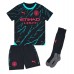 Manchester City Kyle Walker #2 Tercera Equipación Niños 2023-24 Manga Corta (+ Pantalones cortos)